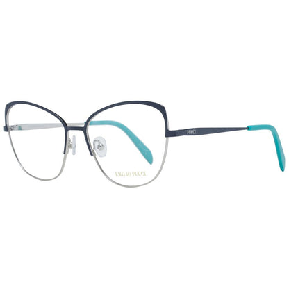 Emilio Pucci Blue Metal Glasses Women's (Frames)