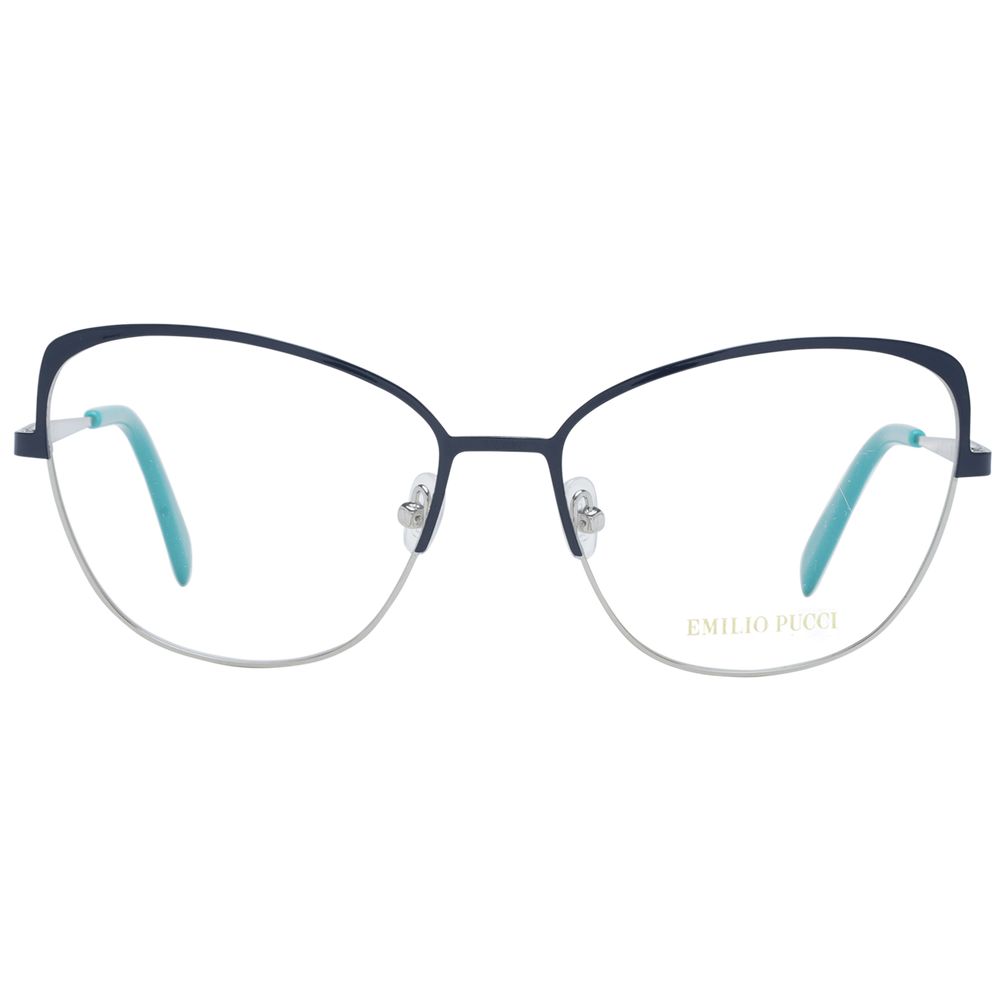 Emilio Pucci Blue Metal Glasses Women's (Frames)