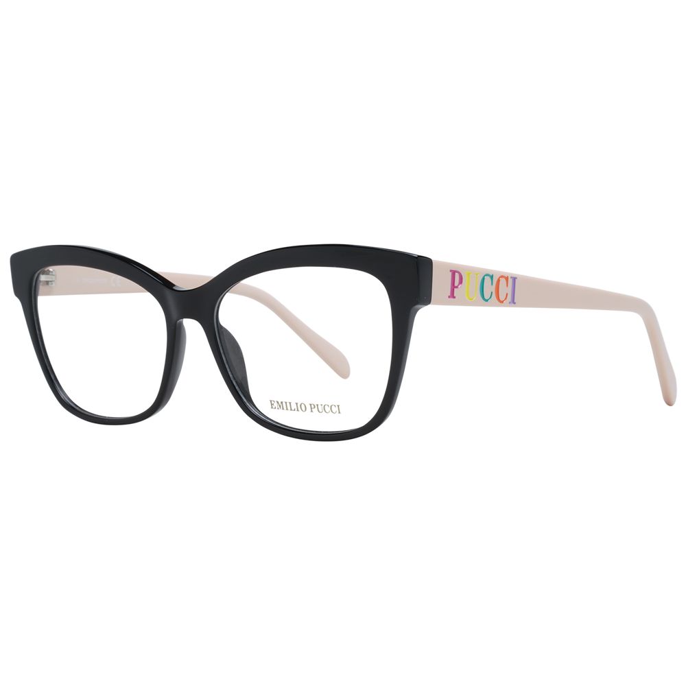 Emilio Pucci Black Plastic Glasses Women's (Frames)