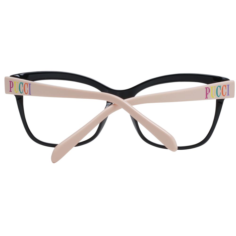 Emilio Pucci Black Plastic Glasses Women's (Frames)