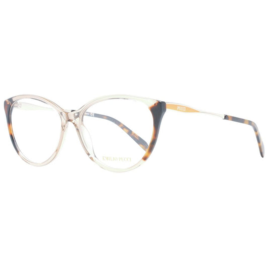 Emilio Pucci Brown Plastic Glasses Women's (Frames)