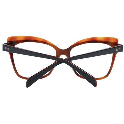 Emilio Pucci Brown Plastic Glasses Women's (Frames)
