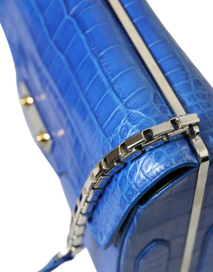 Balenciaga Blue Exotic Leather Neo Classic Small Shoulder Women's Bag