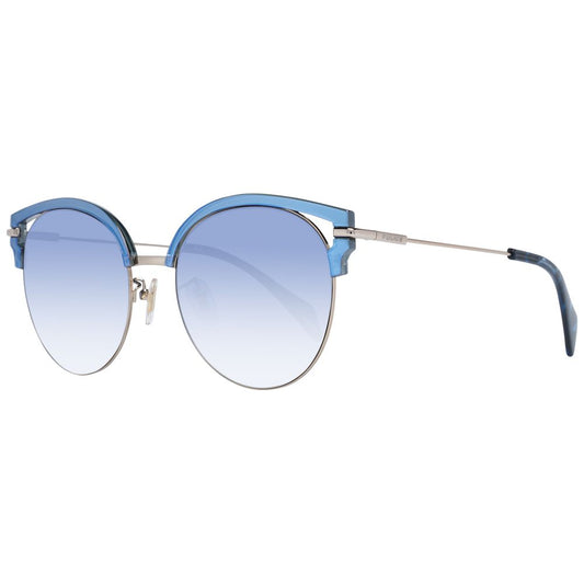 Police Blue Metal & Plastic Women's Sunglasses