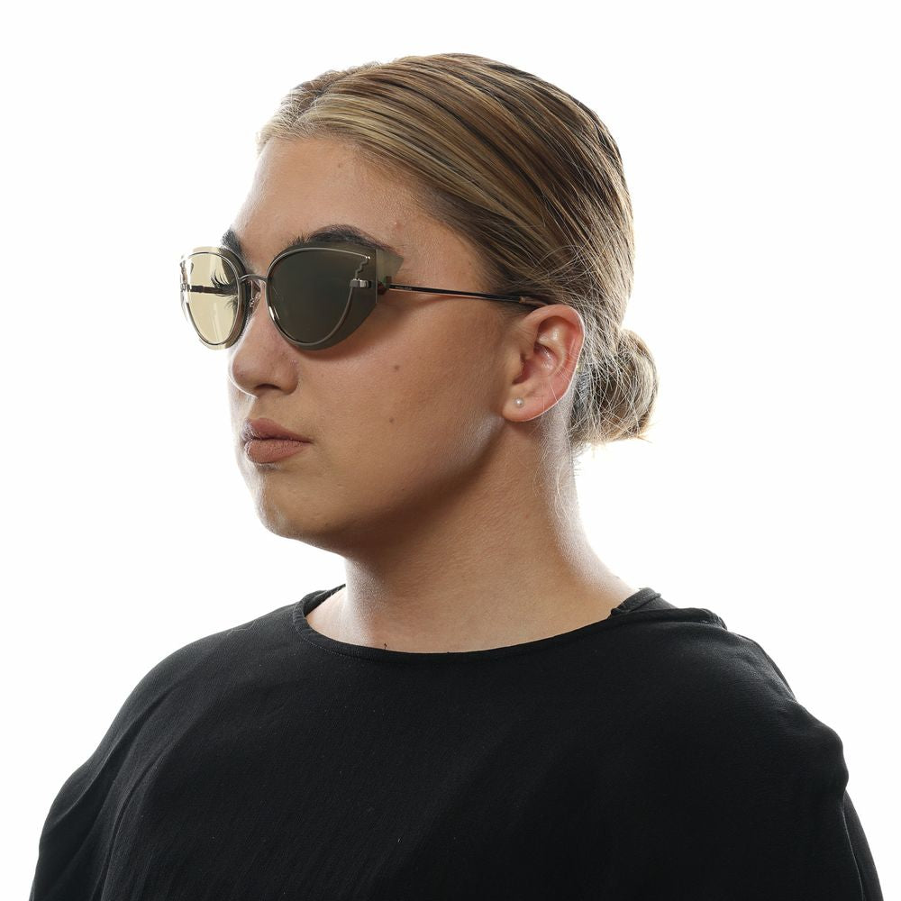 Police Gold Metal & Plastic Women's Sunglasses