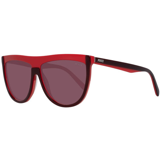 Emilio Pucci Burgundy Plastic Women's Sunglasses