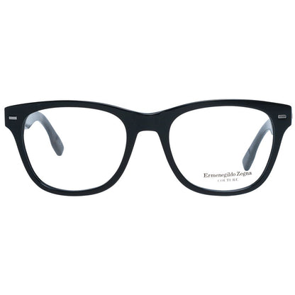 Ermenegildo Zegna Black Plastic Glasses Men's (Frames)