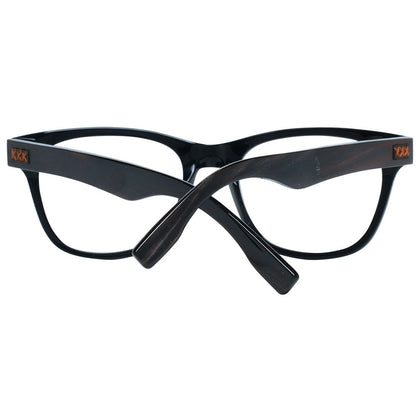Ermenegildo Zegna Black Plastic Glasses Men's (Frames)