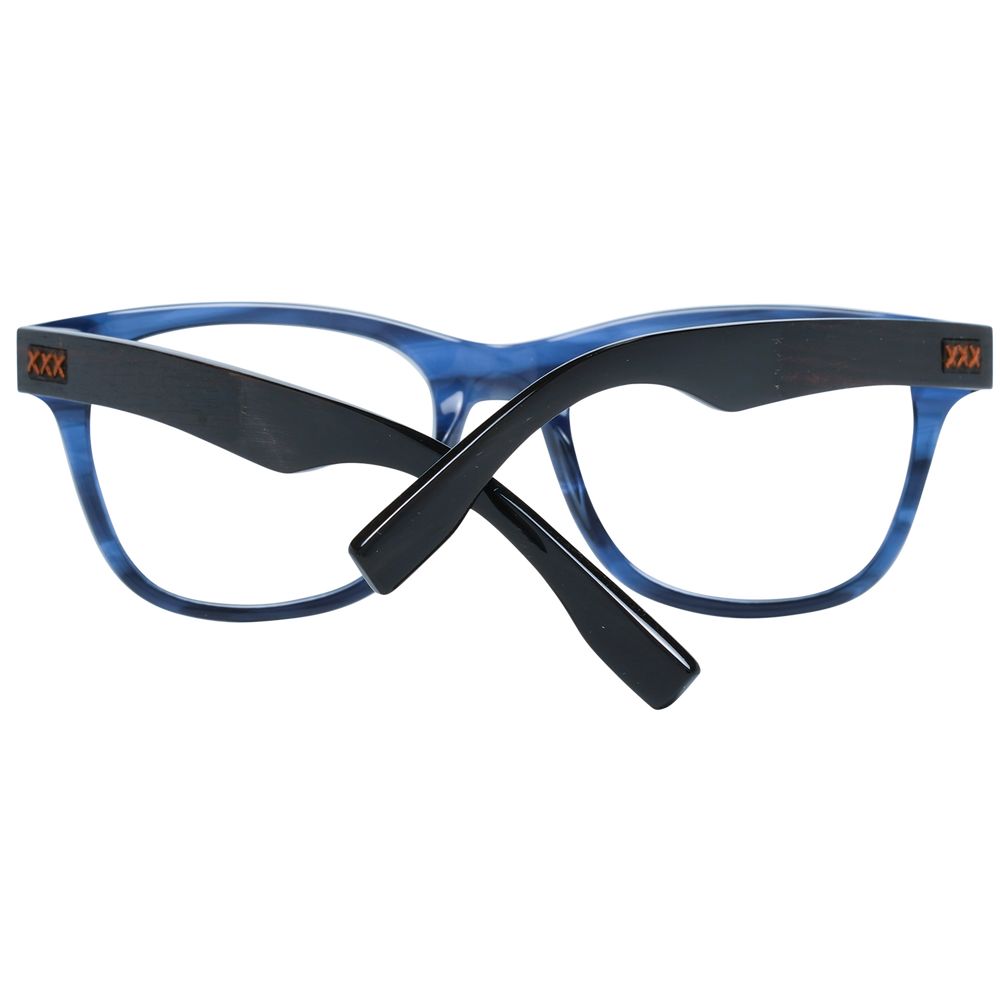 Ermenegildo Zegna Blue Plastic Glasses Men's (Frames)