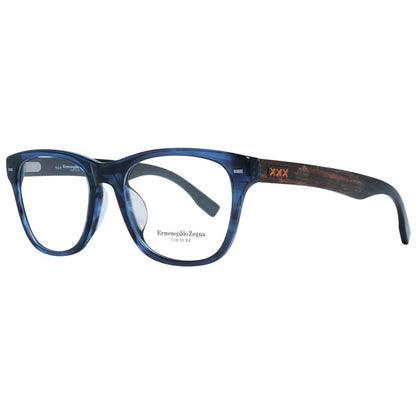 Ermenegildo Zegna Blue Plastic Glasses Men's (Frames)