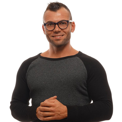 Ermenegildo Zegna Blue Plastic Glasses Men's (Frames)