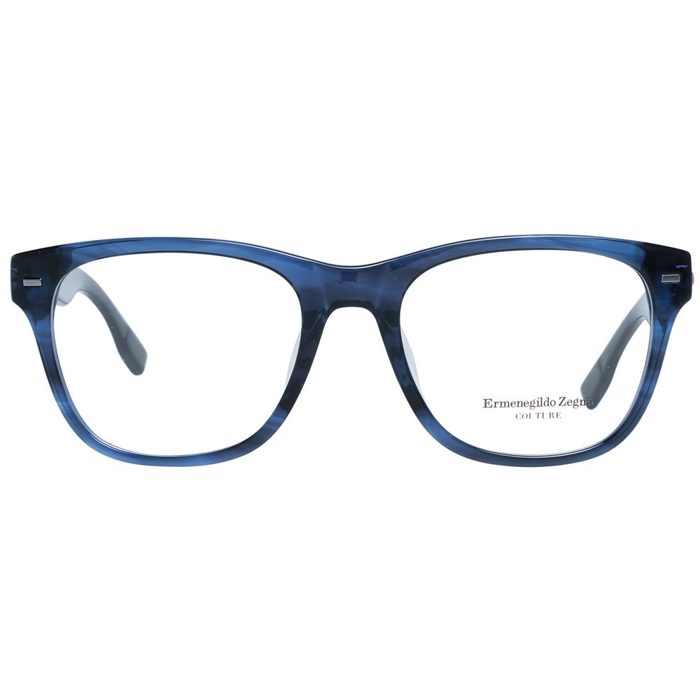 Ermenegildo Zegna Blue Plastic Glasses Men's (Frames)