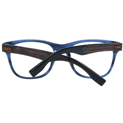 Ermenegildo Zegna Blue Plastic Glasses Men's (Frames)