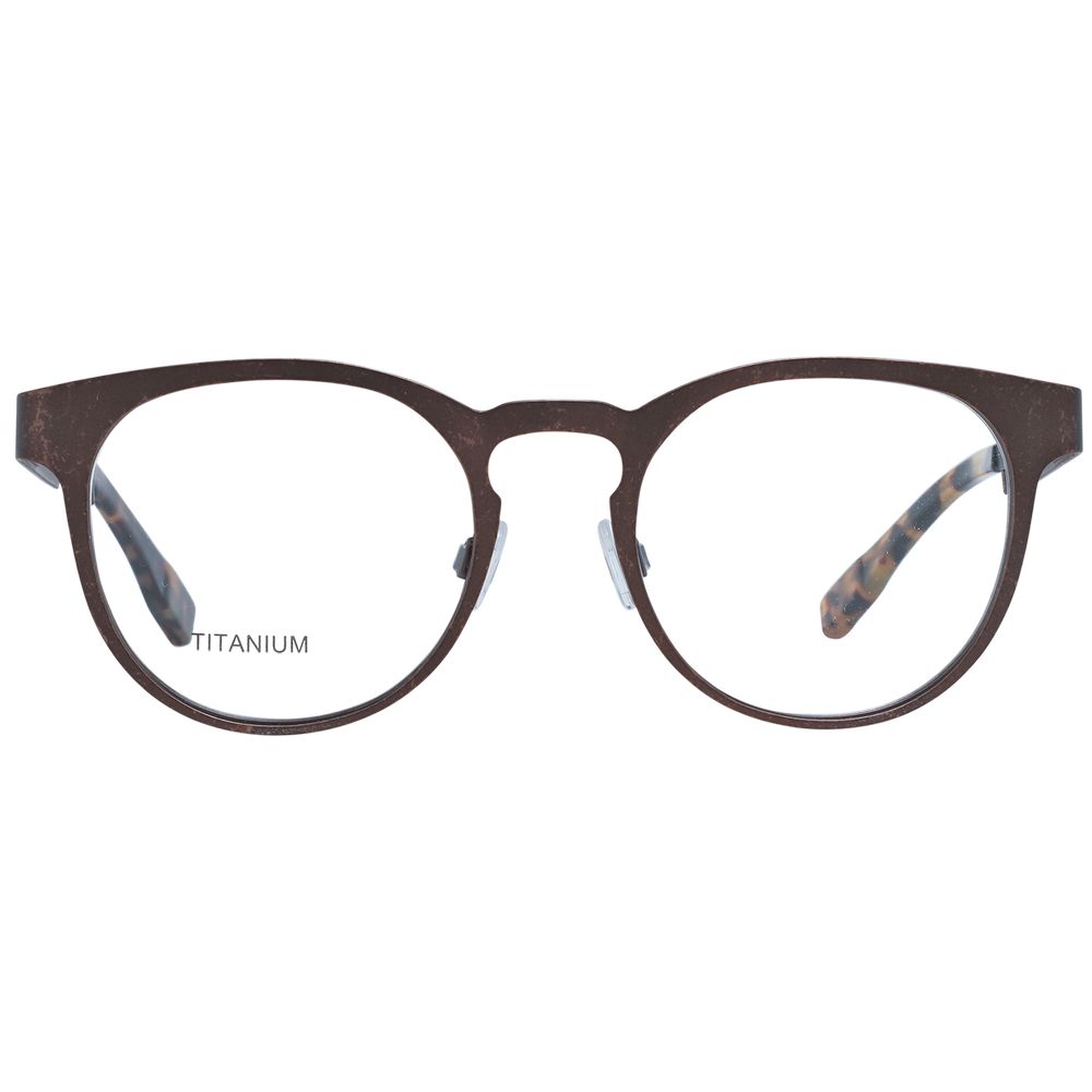 Ermenegildo Zegna Bronze Titanium Glasses Men's (Frames)