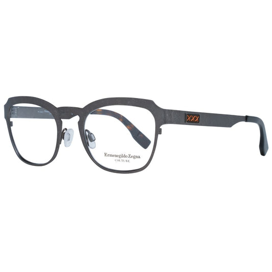 Ermenegildo Zegna Gray Titanium Glasses Men's (Frames)