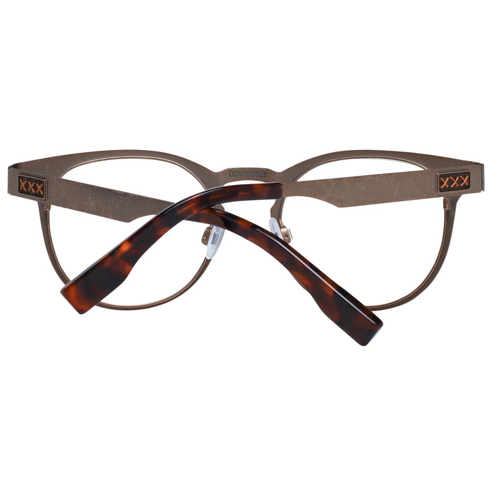 Ermenegildo Zegna Bronze Titanium Glasses Men's (Frames)