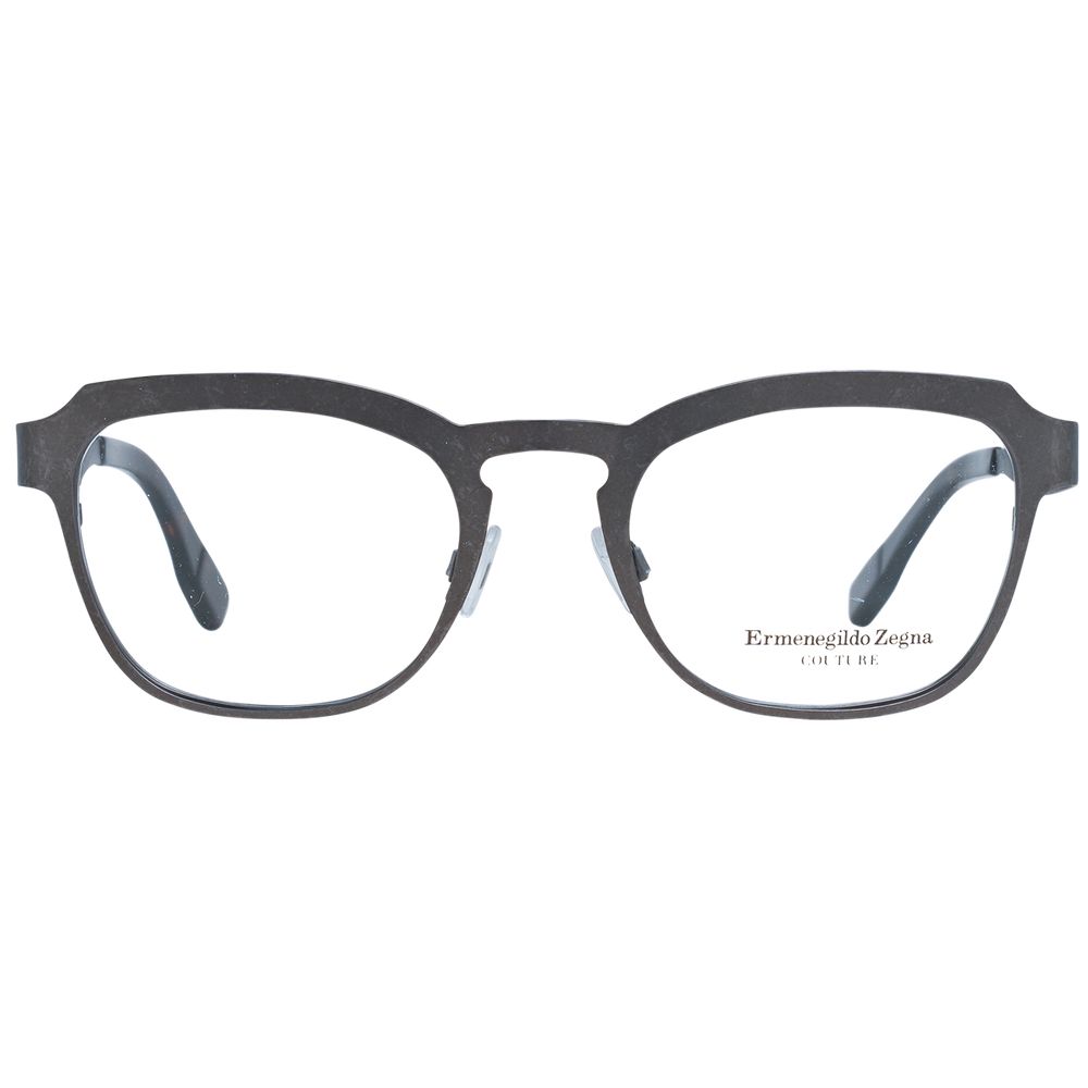 Ermenegildo Zegna Gray Titanium Glasses Men's (Frames)