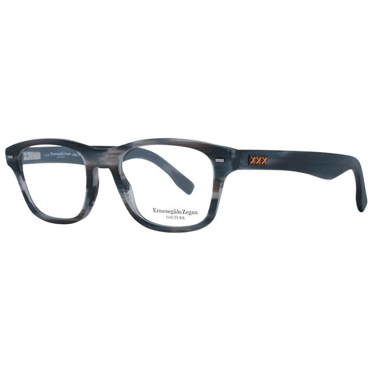Ermenegildo Zegna Gray Plastic Glasses Men's (Frames)