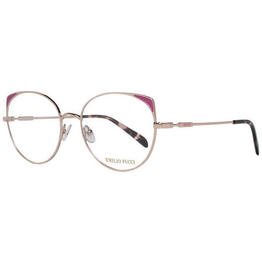Emilio Pucci Rose Gold Metal Glasses Women's (Frames)