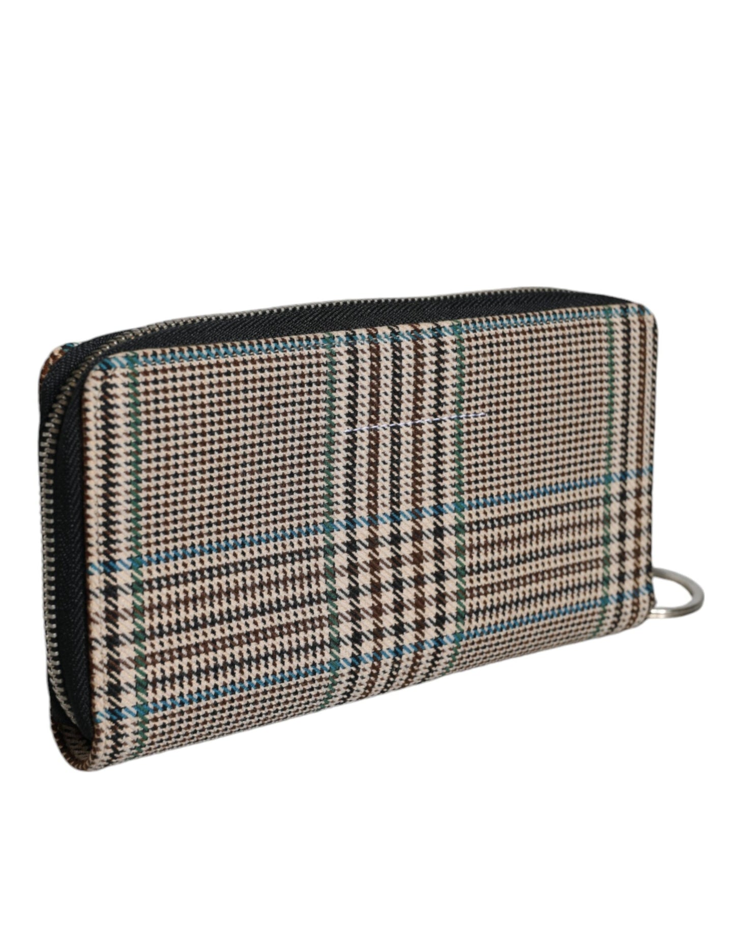 MM6 Maison Margiela Multicolor Houndstooth Continental Zip Around Clutch Women's Wallet (Pre-Owned)