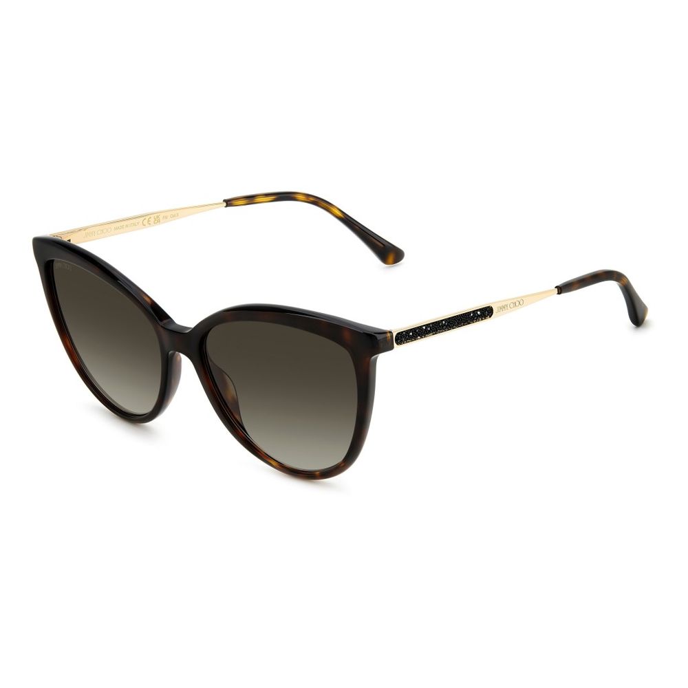 Jimmy Choo Brown Metal Women's Sunglasses