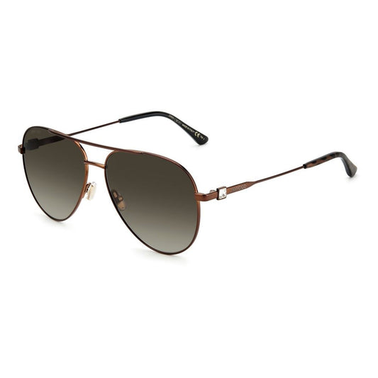 Jimmy Choo Brown Metal Women's Sunglasses