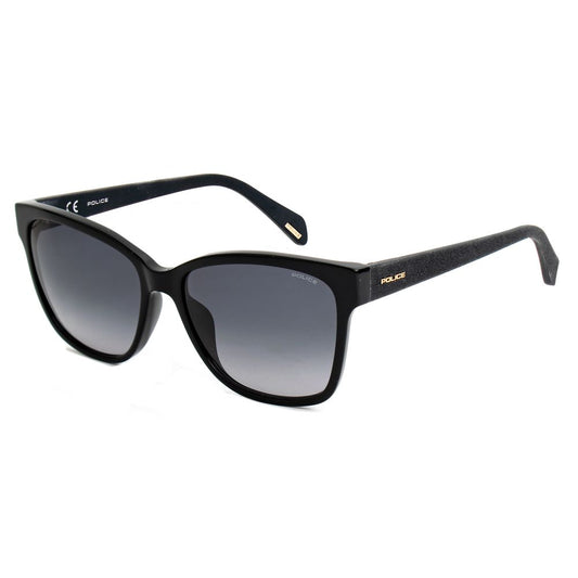 Police Black Acetate Women's Sunglasses