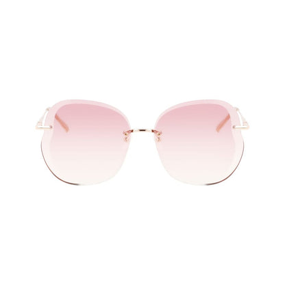 Longchamp Rose Gold Metal Women's Sunglasses