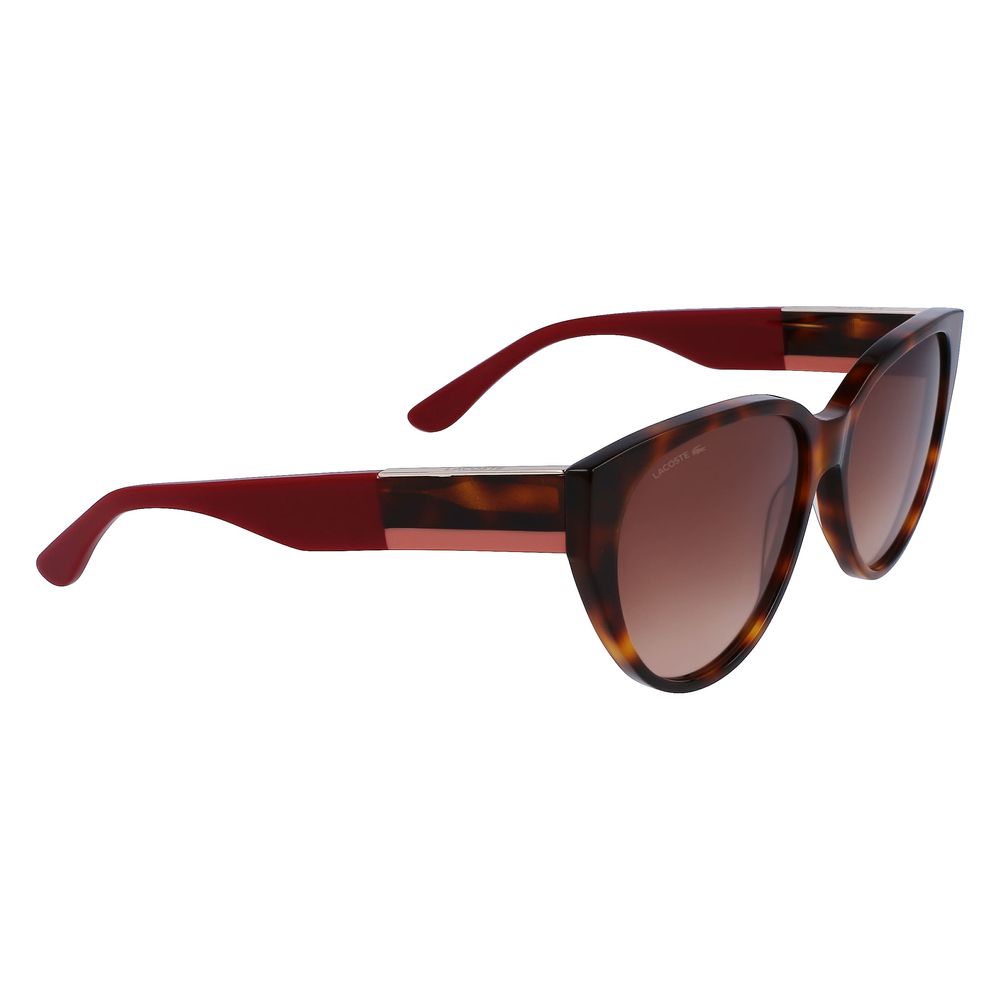 Lacoste Brown Acetate Women's Sunglasses