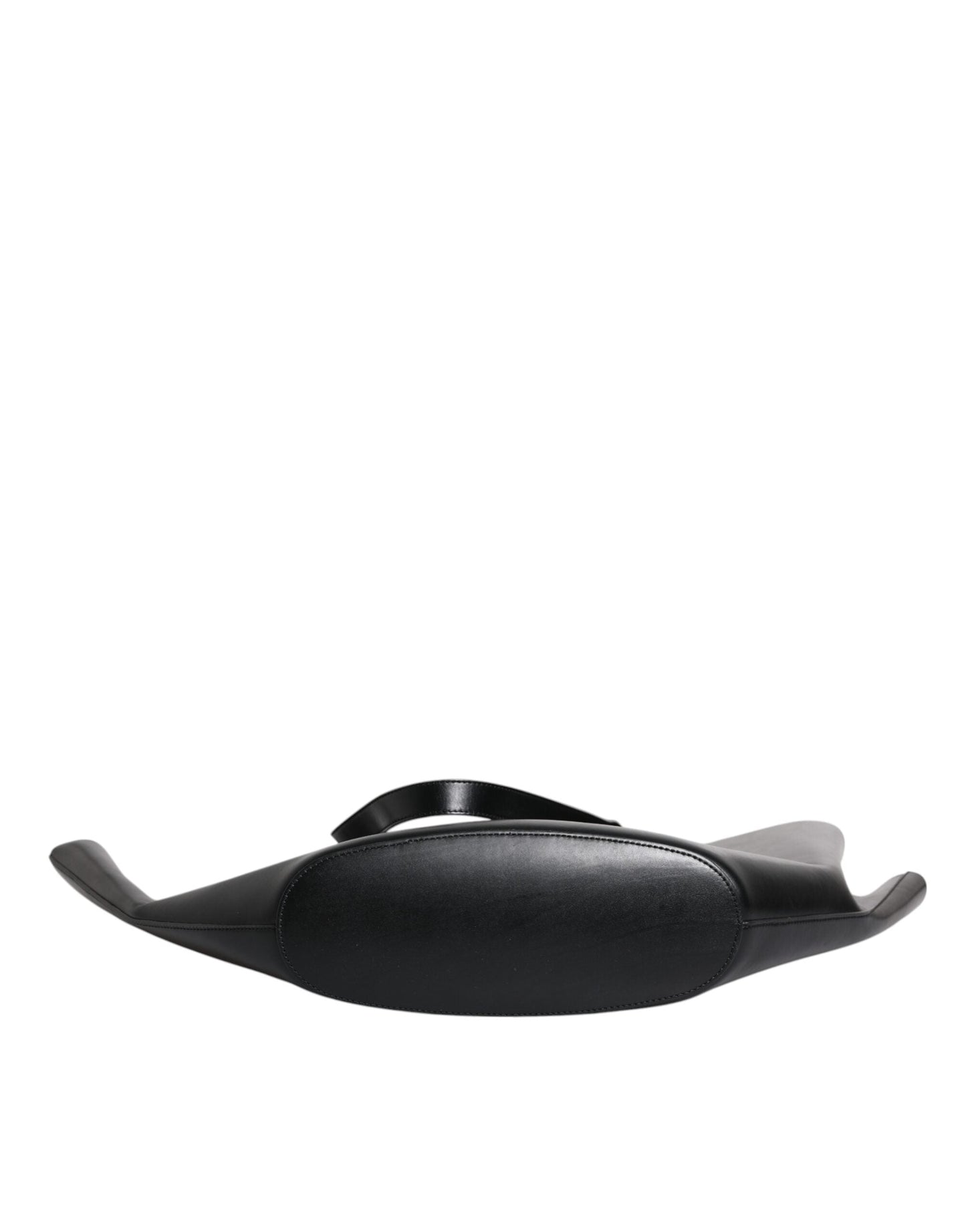 Brunello Cucinelli Black Leather Logo Shoulder Strap Shopping Tote Women's Bag (Pre-Owned)