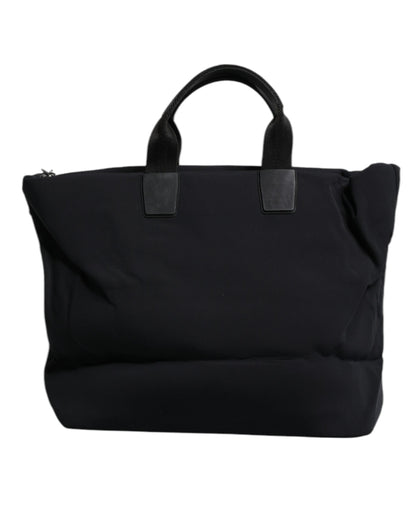 Dolce & Gabbana Black Canvas DG Logo Women Shopping Hand Tote Women's Bag (Pre-Owned)