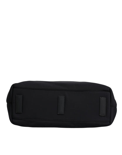 Dolce & Gabbana Black Canvas DG Logo Women Shopping Hand Tote Women's Bag (Pre-Owned)