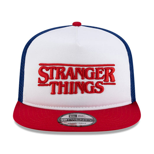+ Stranger Things 19TWENTY Trucker Cap 'White Scarlet Blue'