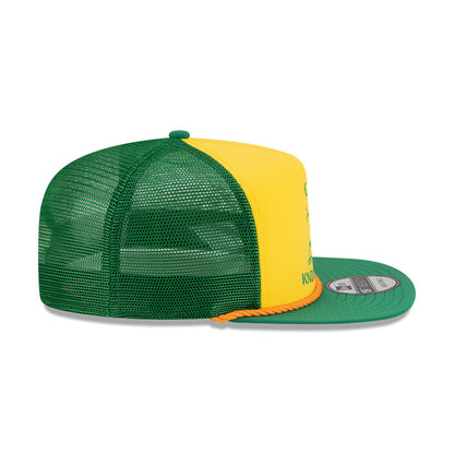 + Stranger Things Camp Know Where 19TWENTY Trucker Cap 'Yellow Green'