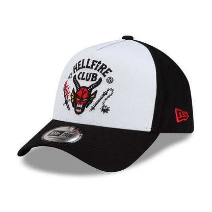 + Stranger Things Hellfire Club 9FORTY A-Frame Cap 'Black White'