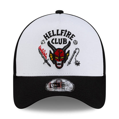 + Stranger Things Hellfire Club 9FORTY A-Frame Cap 'Black White'