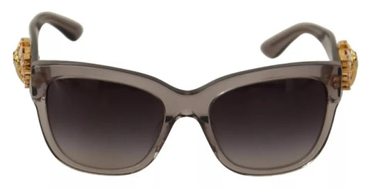 Dolce & Gabbana DG 4247-B-F Clear Embellished Crystal Acetate Women's Sunglasses (Pre-Owned)