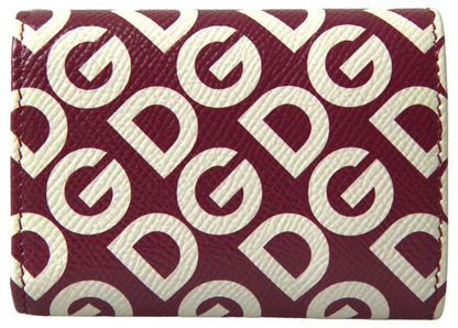 Dolce & Gabbana Multicolor DG Logo Mania French Flap Leather Women's Wallet (Pre-Owned)
