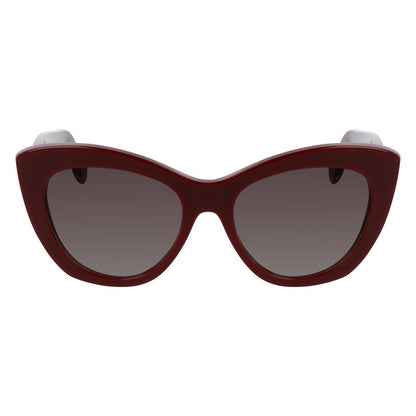 Salvatore Ferragamo Bordeaux Acetate Women's Sunglasses