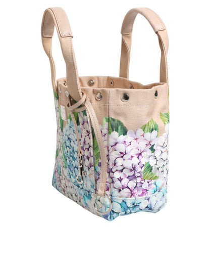 Dolce & Gabbana Multicolor Floral Canvas TANIA Top Handle Tote Borse Women's Bag (Pre-Owned)