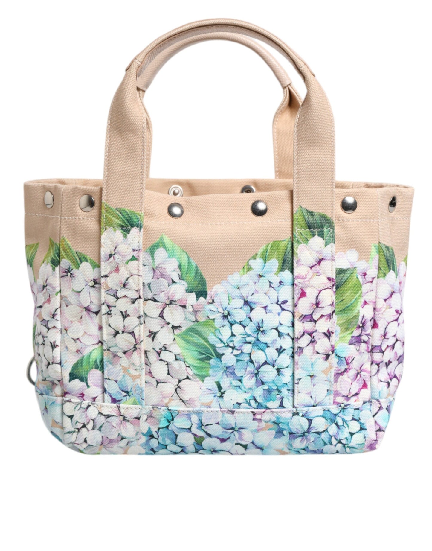 Dolce & Gabbana Multicolor Floral Canvas TANIA Top Handle Tote Women's Bag (Pre-Owned)