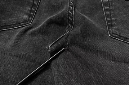 Dolce & Gabbana Black Logo Cotton Stretch Skinny Denim Men's Pants (Pre-Owned)