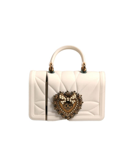 Dolce & Gabbana White Silicone Devotion Heart Cover Hand Bag Airpod Women's Case (Pre-Owned)