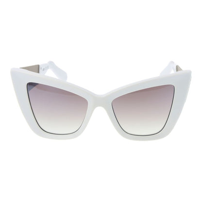 GCDS White Acetate Women's Sunglasses