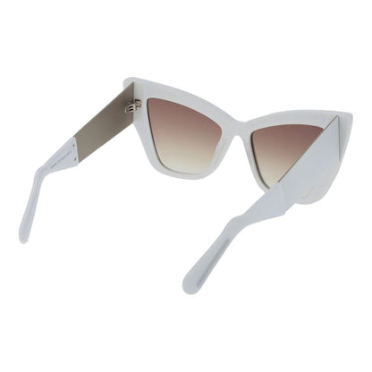 GCDS White Acetate Women's Sunglasses