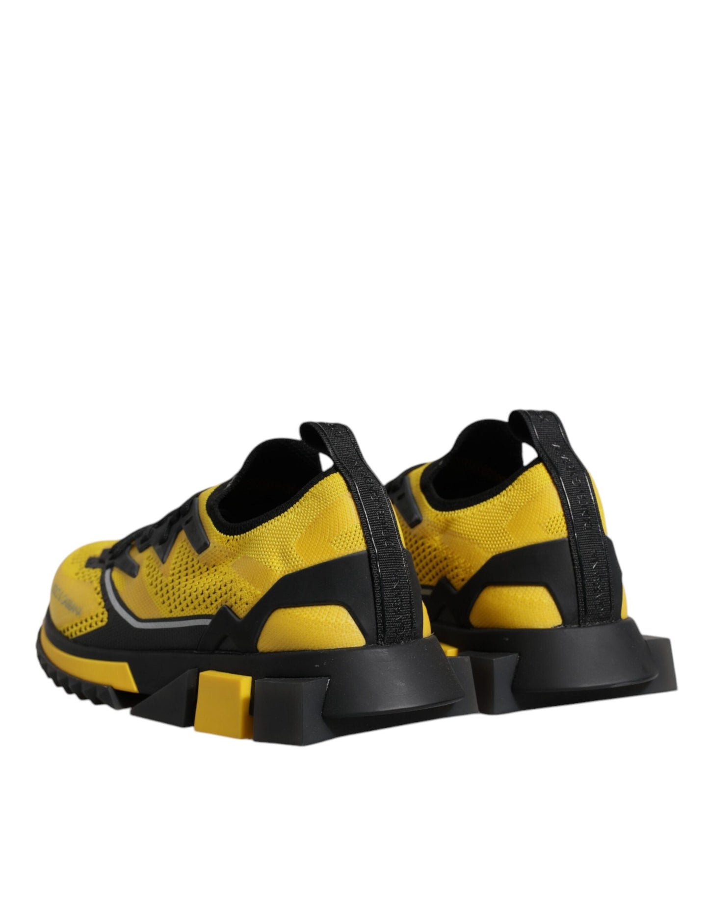 Dolce & Gabbana Yellow SORRENTO Sport Stretch Sneakers Men's Shoes