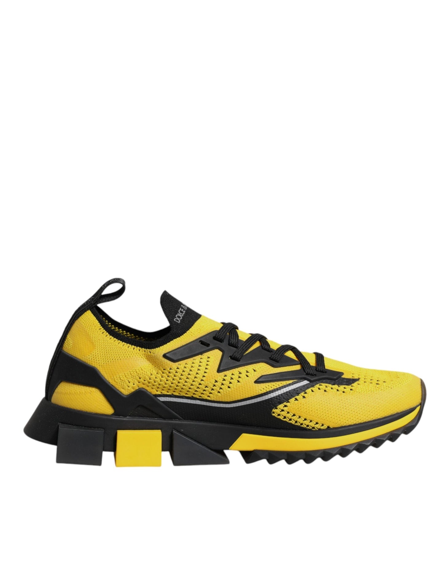 Dolce & Gabbana Yellow SORRENTO Sport Stretch Sneakers Men's Shoes