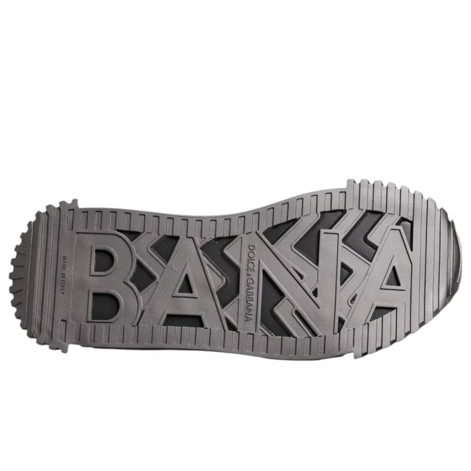 Dolce & Gabbana Black Nylon NS1 Low Top Men Sneakers Men's Shoes (Pre-Owned)