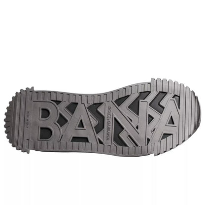 Dolce & Gabbana Black Nylon NS1 Low Top Men Sneakers Men's Shoes (Pre-Owned)