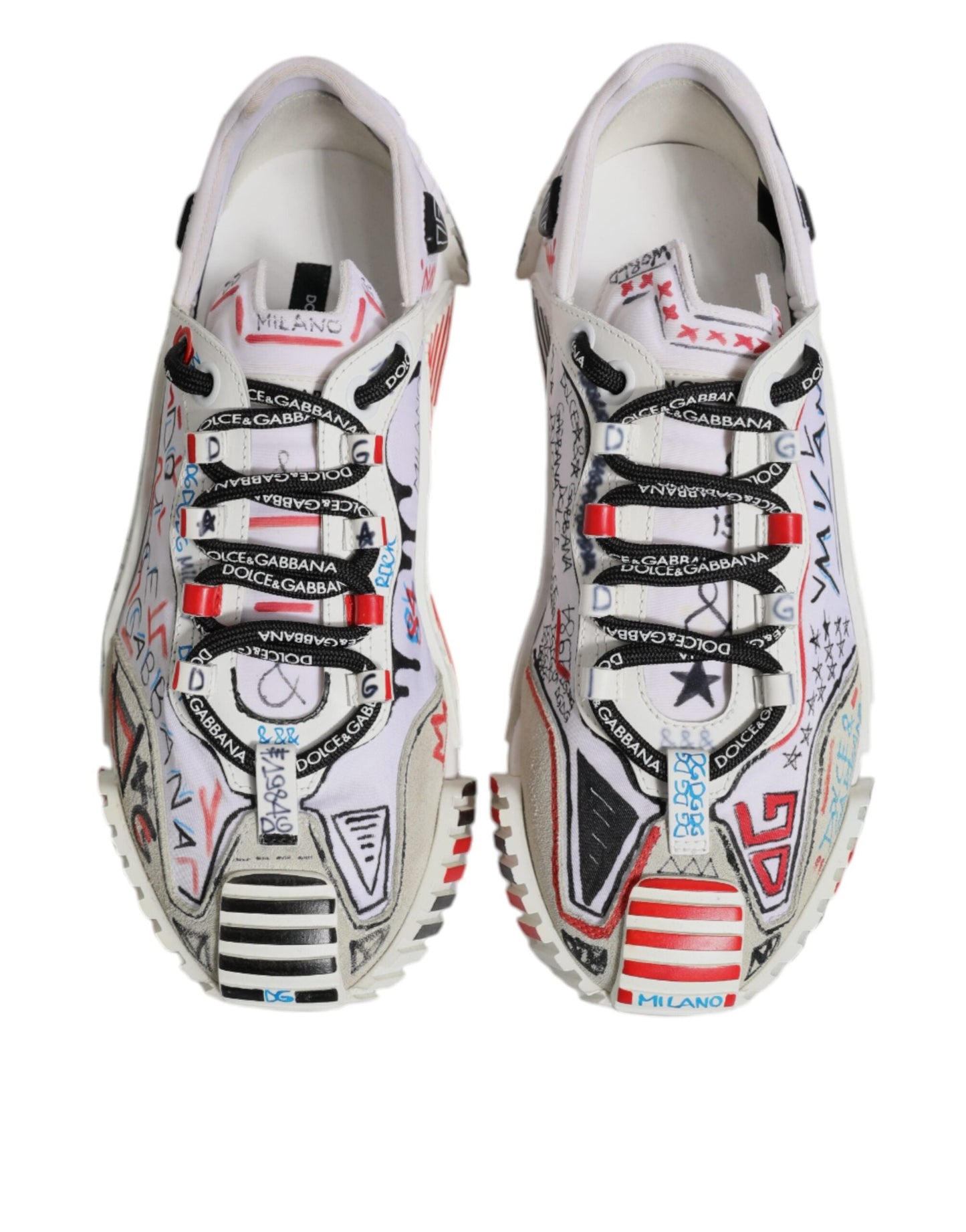 Dolce & Gabbana Multicolor Suede Fabric NS1 Sneakers Men's Shoes (Pre-Owned)